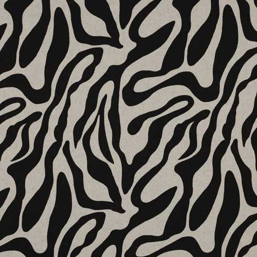 Canvas Fabric Zebra