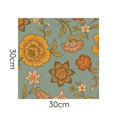 Poplin Fabric Lake Marigold