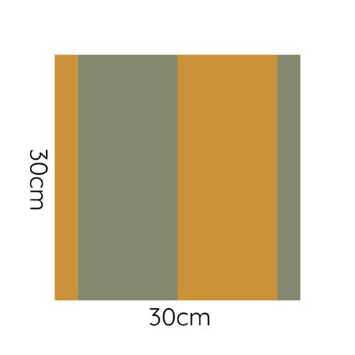 Poplin Fabric Ochre Stripes