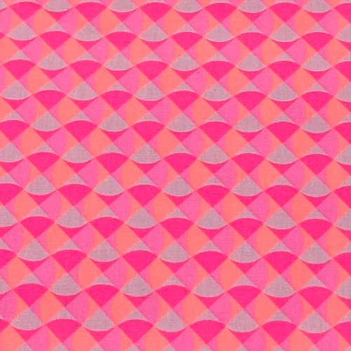 Fat Quarter Pink Geometric