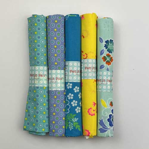 Fat Quarter Polska Bleu vif