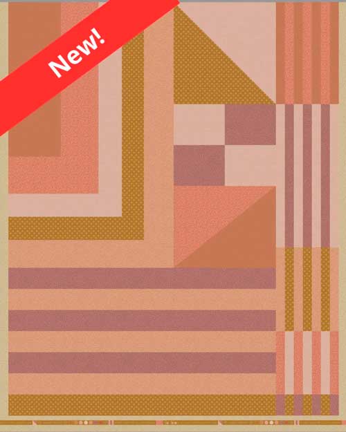 Panel Quilt Pink Valley