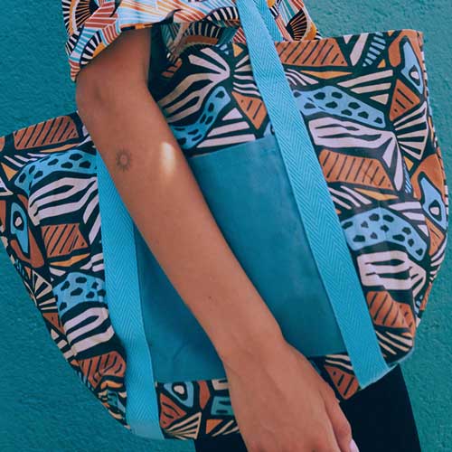 Cinta FLUOR Blau Katia