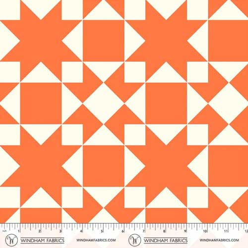 Tela Patchwork Sawtooth Orange