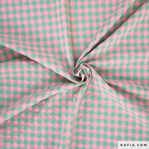 Tela Vichy Apple and Pink