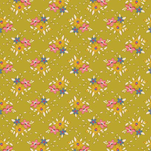 Tela Patchwork Frida Lime