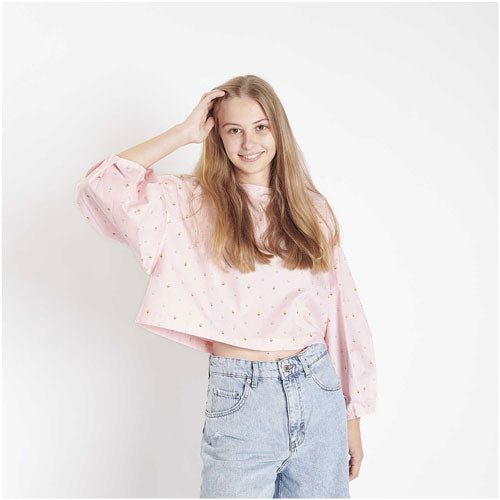 Tela Poplin Pixel Flowers