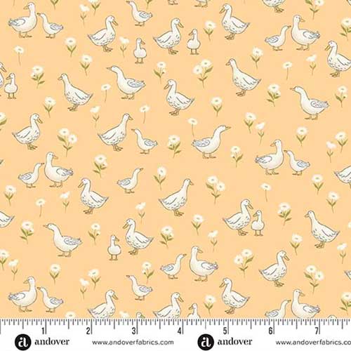 Tela Patchwork Ducks