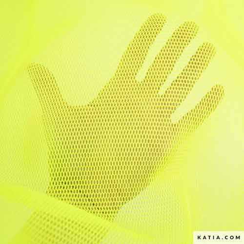 Mesh 3 D Neon Lemon