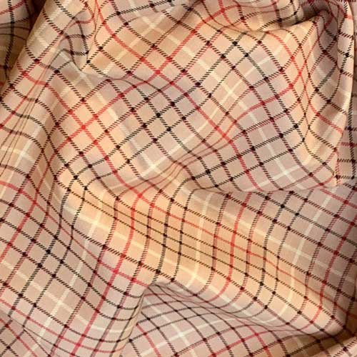 Small Check in Beige