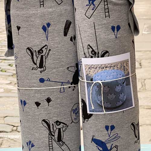 KIT Children's Pouf with Pocket