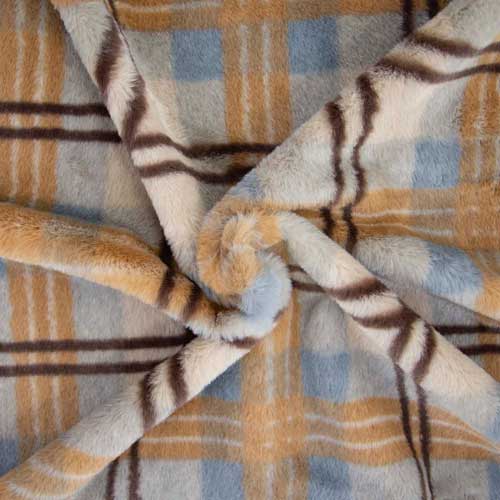 Tela Vegan Fur Print Autumn