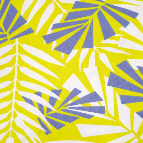 Pique Cotton Print Surf Palm