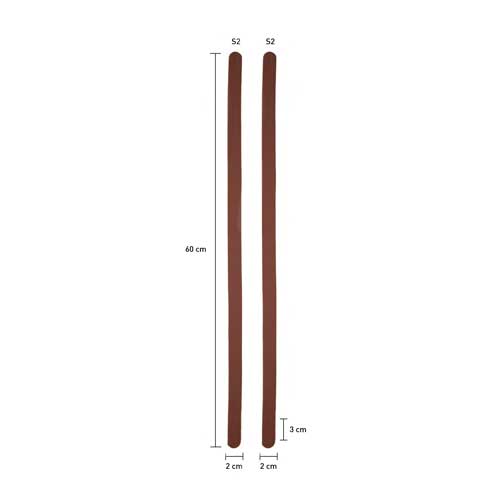Nanses de Pell sintètica 60 cm.