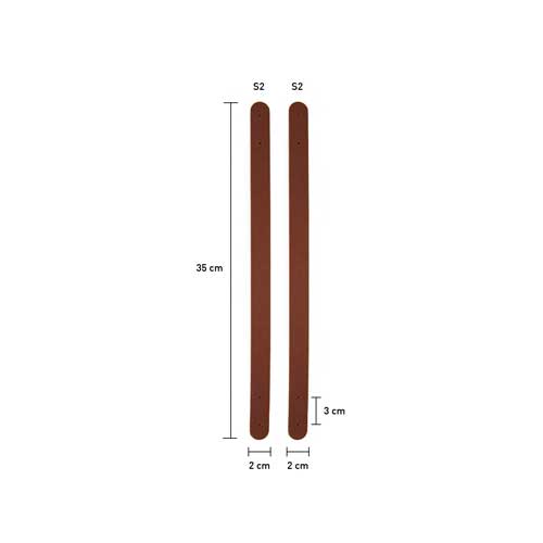 Nanses de Pell sintètica 35 cm.