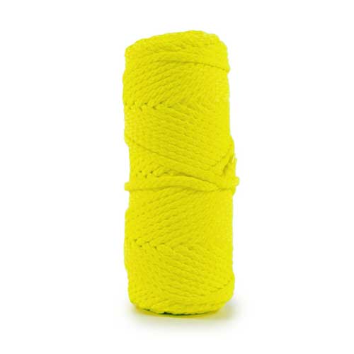 Cordó de poliéster de 5 mm Groc