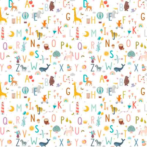 Tela Patchwork Abecedari
