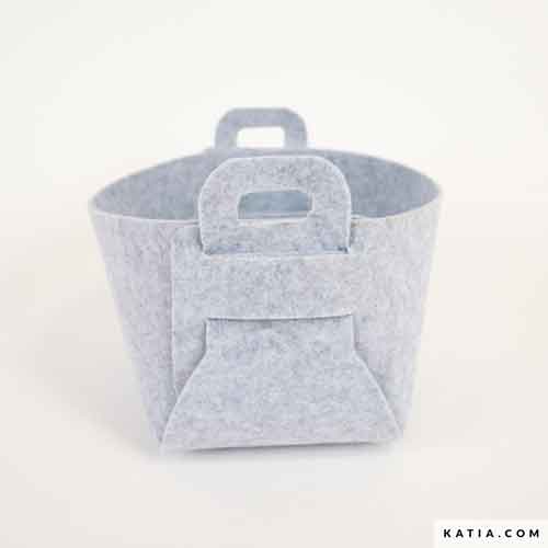 Recycled Felt 3 mm. Pearl Grey
