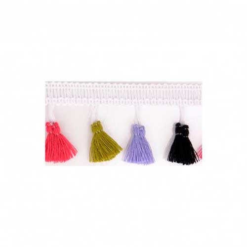Cinta de Pompons Multicolor