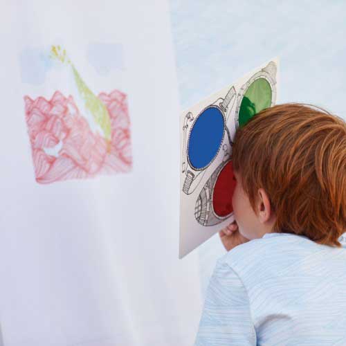 '-50% Magic Glasses Seaworld T-shirt panel