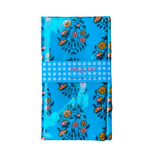 Fat Quarter Laminat Blau Amb Flors