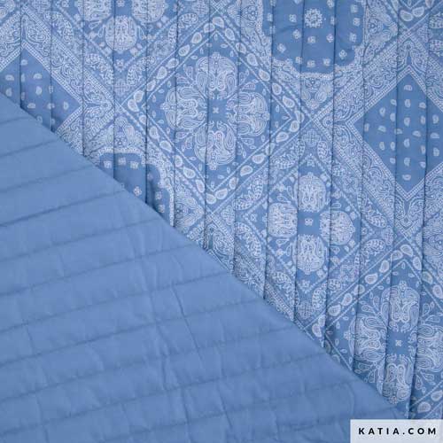 Quilted Fabric Jeans
