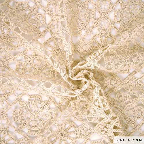 Crochet Fabric Circles