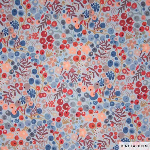 Tela Jersey Brushed Blueberries