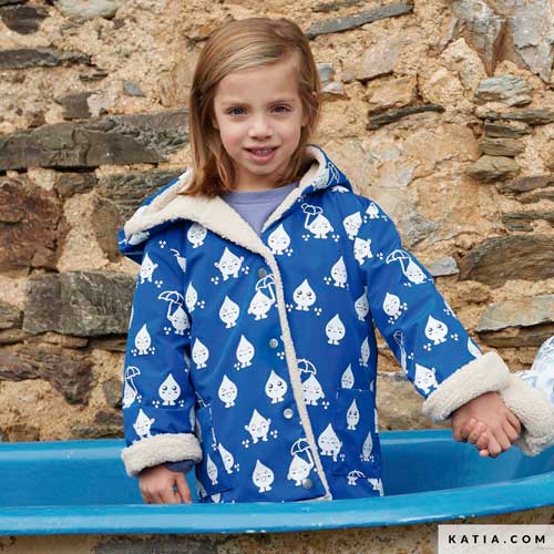 Rain Coat Magic Print Kawaii Rain