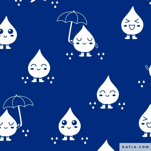 Rain Coat Magic Print Kawaii Rain