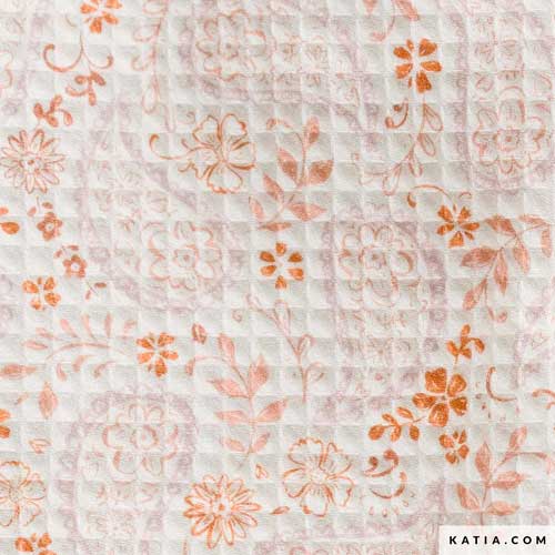 Waffle Print Flowers